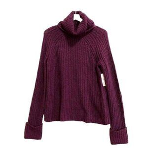 BP Purple Cozy Turtleneck Sweater, Size XXS